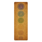 Rustic Chakra Alignment Yoga Mat — Elegant Eco Rubber, Non-Slip Meditation Mat
