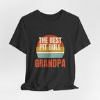 The Best Pit Bull Grandpa Tee