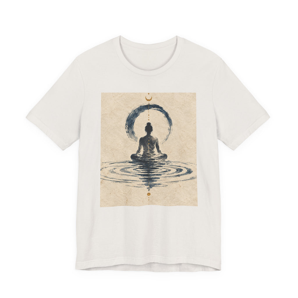 Still Water Tee — Minimalist Meditation Ripple Unisex Shirt