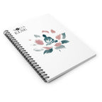 Yoga Inspired Ruled Spiral Notebook