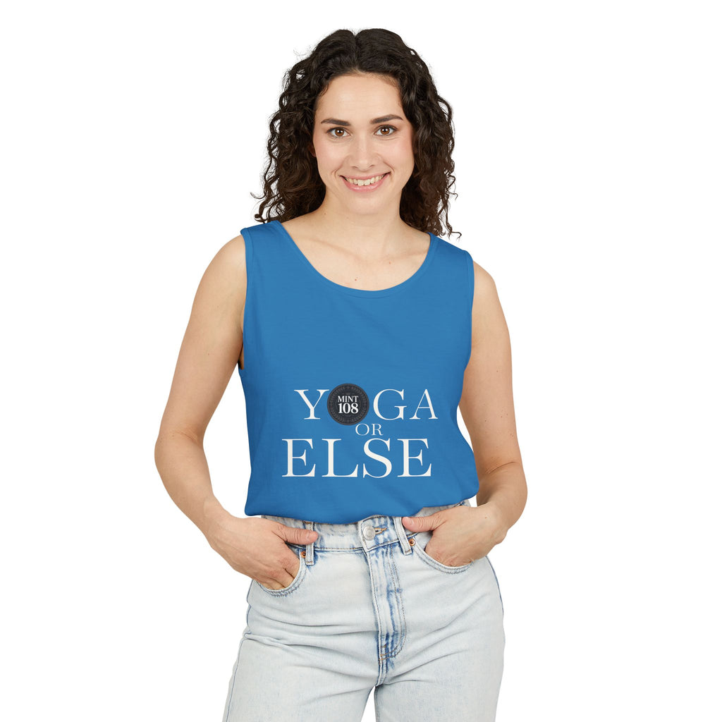 Yoga Motivation Tank Top - Unisex Garment-Dyed Style