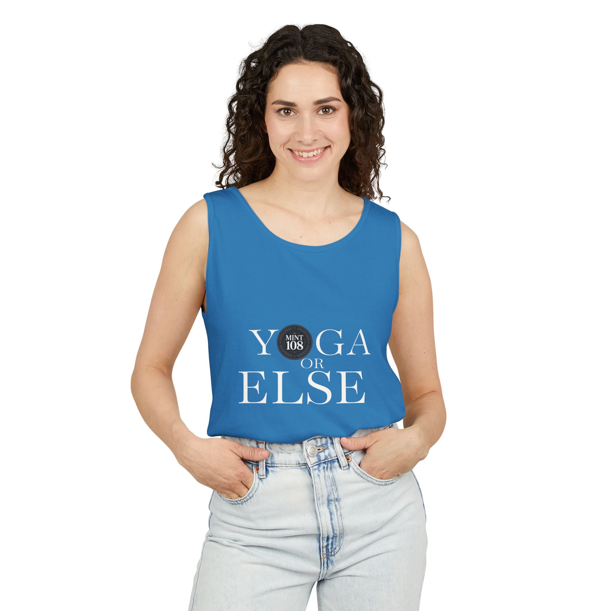 Yoga Motivation Tank Top - Unisex Garment-Dyed Style