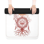 Chakra Alignment Rubber Yoga Mat — Rainbow Lotus Energy Mat