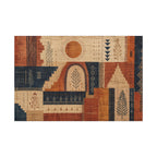 Desert Loom Canvas Wall Art - Sunwoven No. 01 Bohemian Statement Print, 36x24