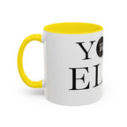 Yoga or Else Accent Coffee Mug - Motivational 11oz & 15oz Cups for Yoga Enthusiasts