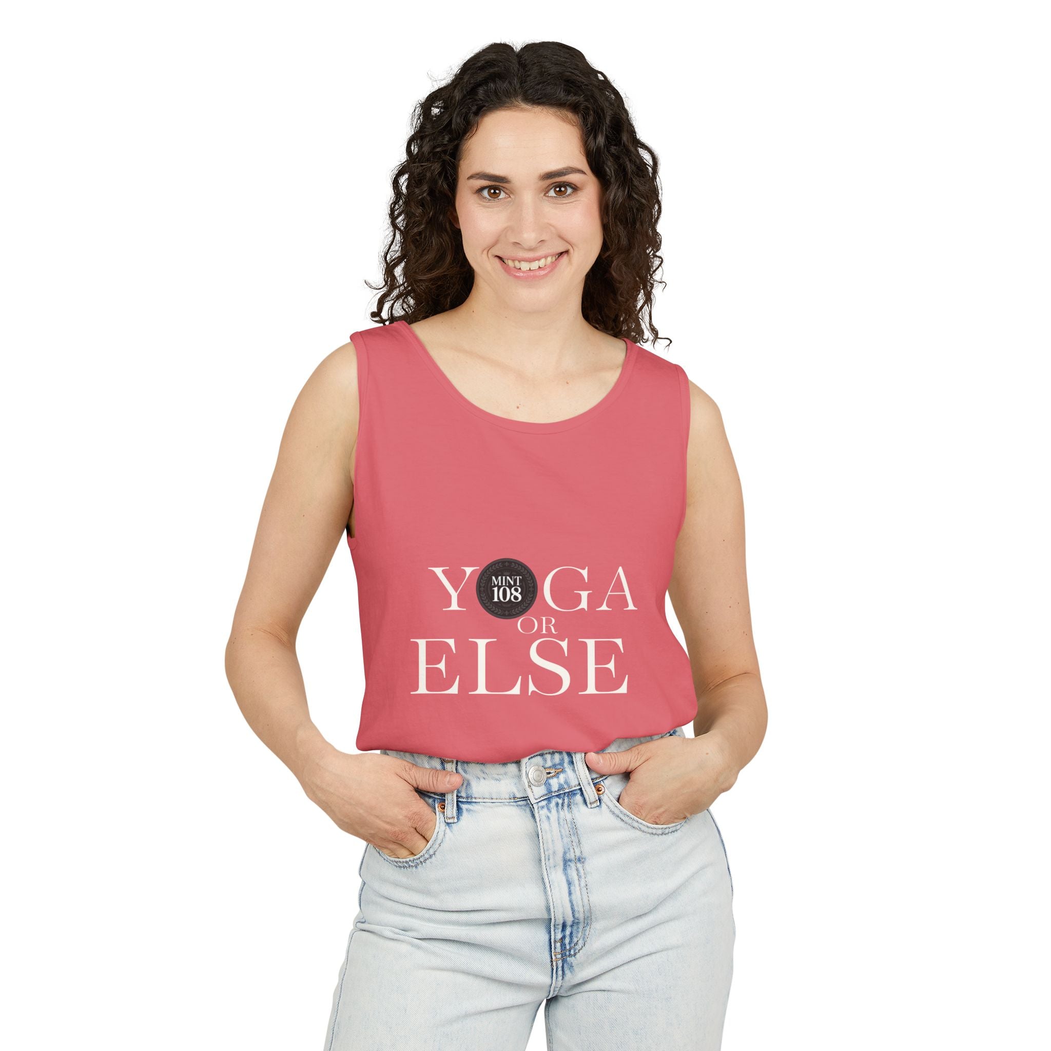Yoga Motivation Tank Top - Unisex Garment-Dyed Style
