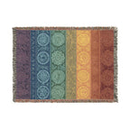 Bohemian Chakra Woven Blanket