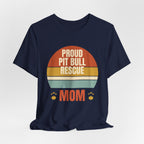 Proud Pit Bull Mom Tee