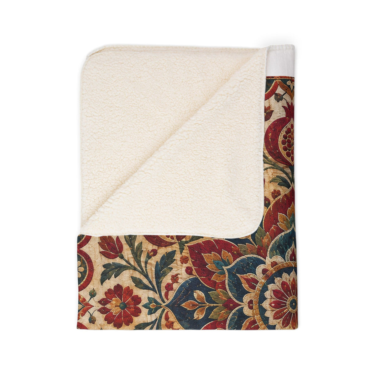 Suzani Bloom Sherpa Blanket