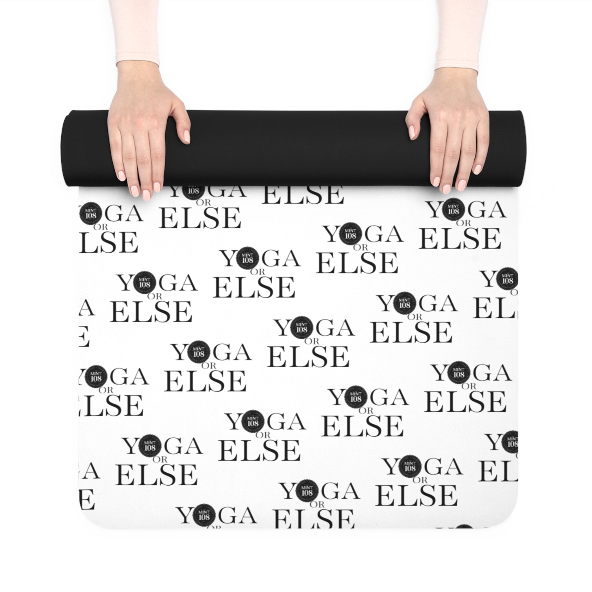 Yoga Mat with Motivational Design - Perfect for Home and Studio Practice