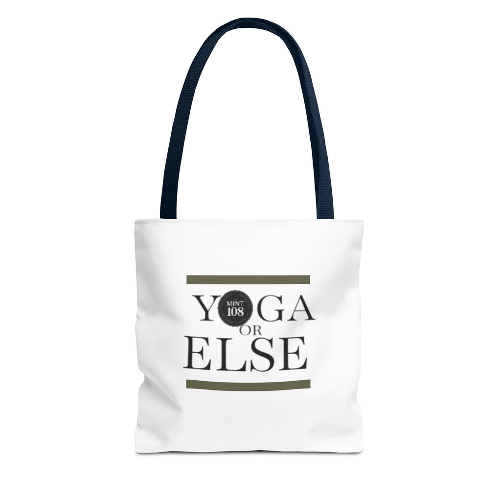 Yoga Tote Bag - "Yoga or Else" Motivational Design