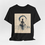 Still Water Tee — Minimalist Meditation Ripple Unisex Shirt