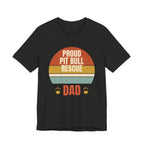 Proud Pit Bull Rescue Dad Tee