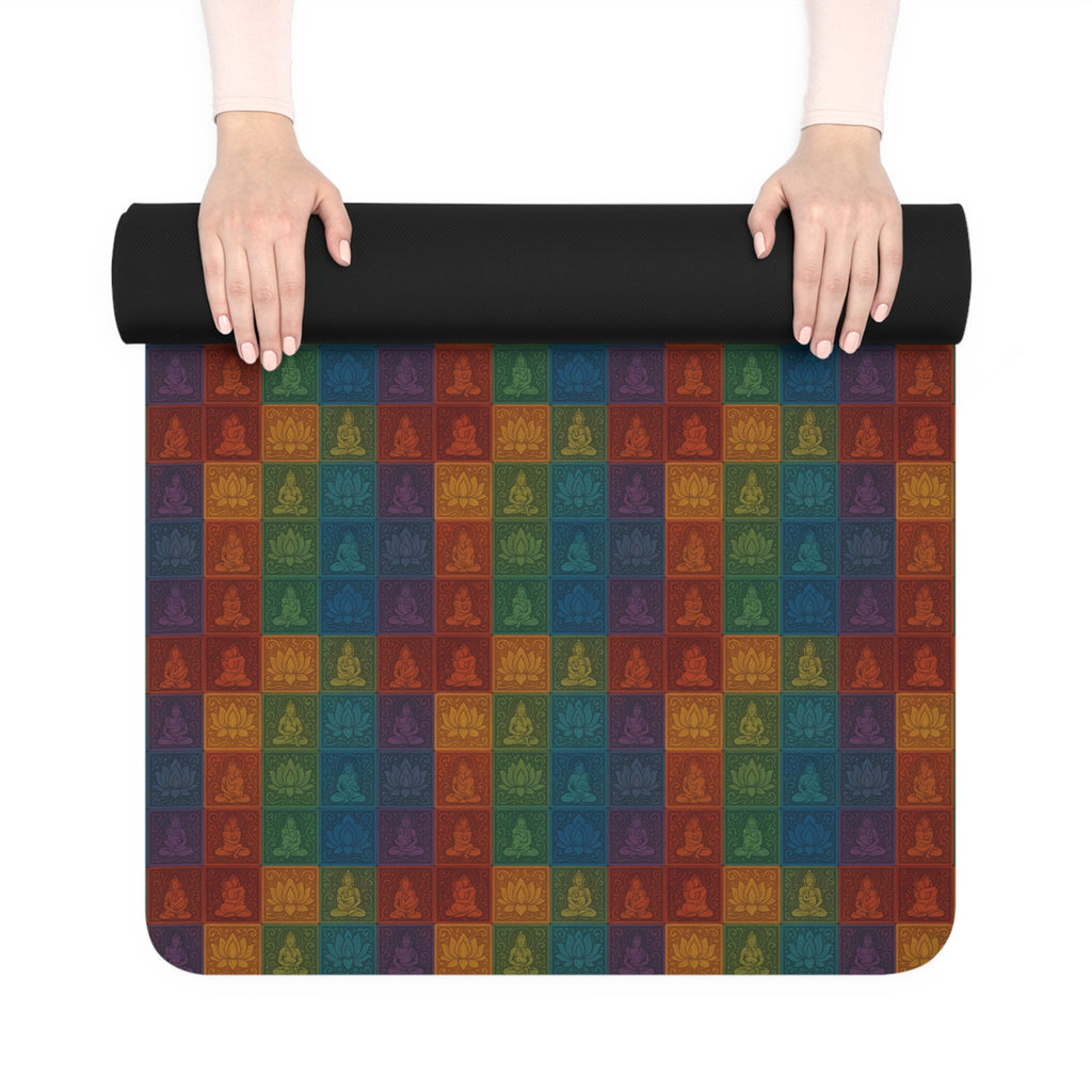 Bohemian Geo Pattern Rubber Yoga Mat