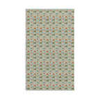 AUM Bird Pattern Hand Towel — Rustic Fall Kitchen Accent