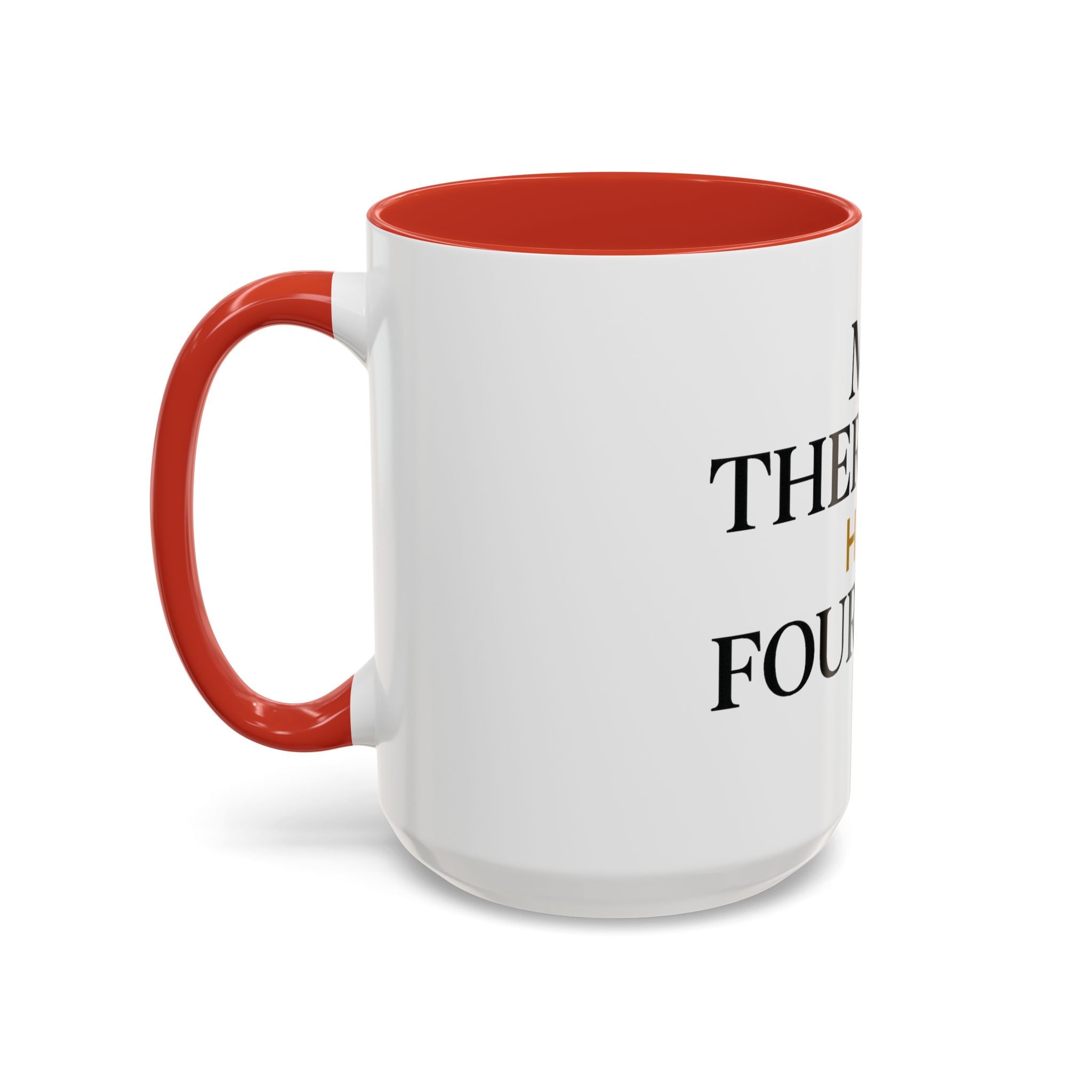 My Therapist Has Four Paws Accent Mug