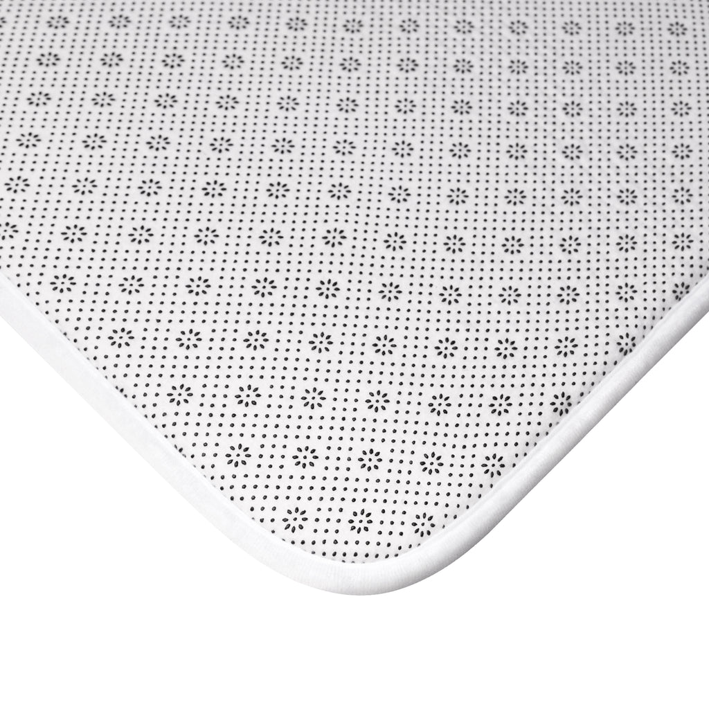 Desert Loom Bath Mat - Sunwoven No. 01 Boho Memory Foam Bath Rug, 34x21
