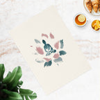 Meditating Figure Cotton Tea Towel