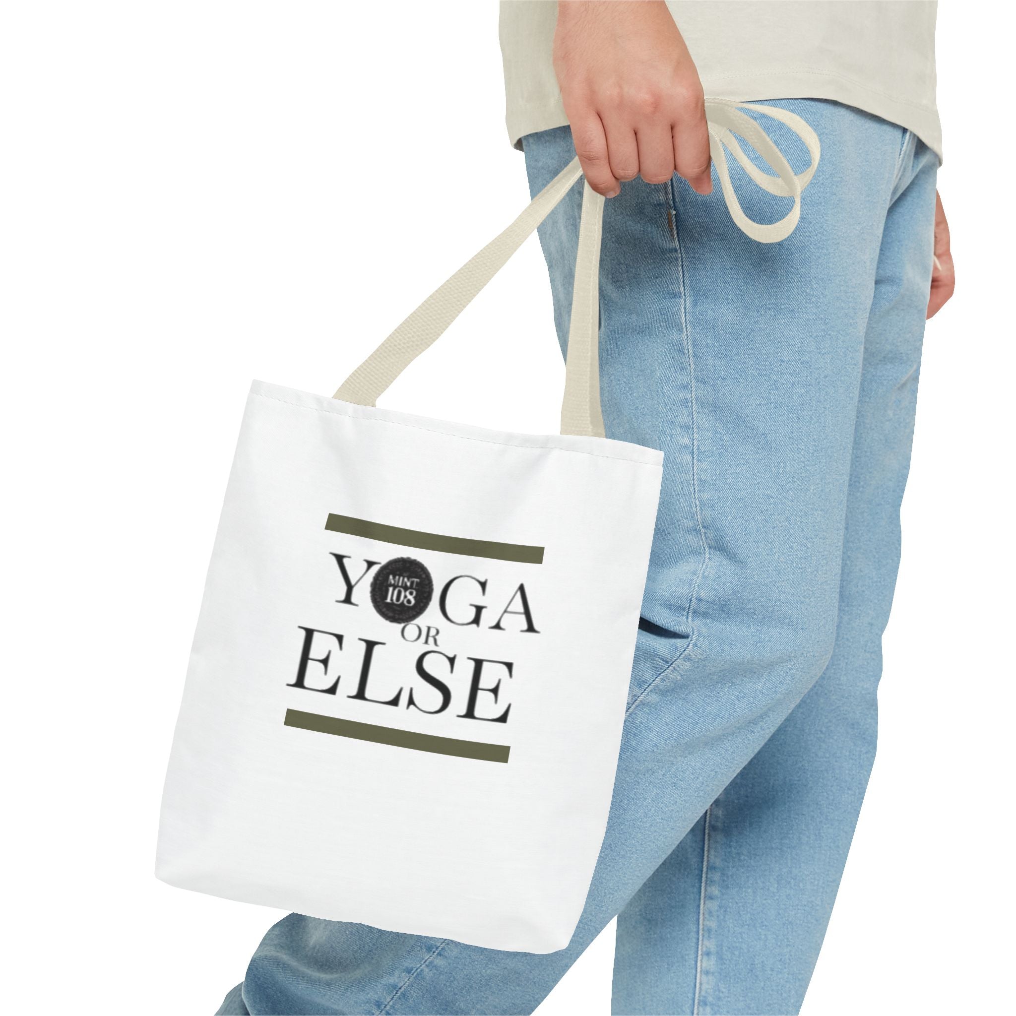Yoga Tote Bag - "Yoga or Else" Motivational Design