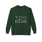 Yoga or Else Unisex Fleece Crewneck Sweatshirt