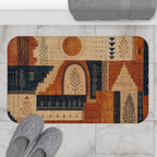 Desert Loom Bath Mat - Sunwoven No. 01 Boho Memory Foam Bath Rug, 34x21