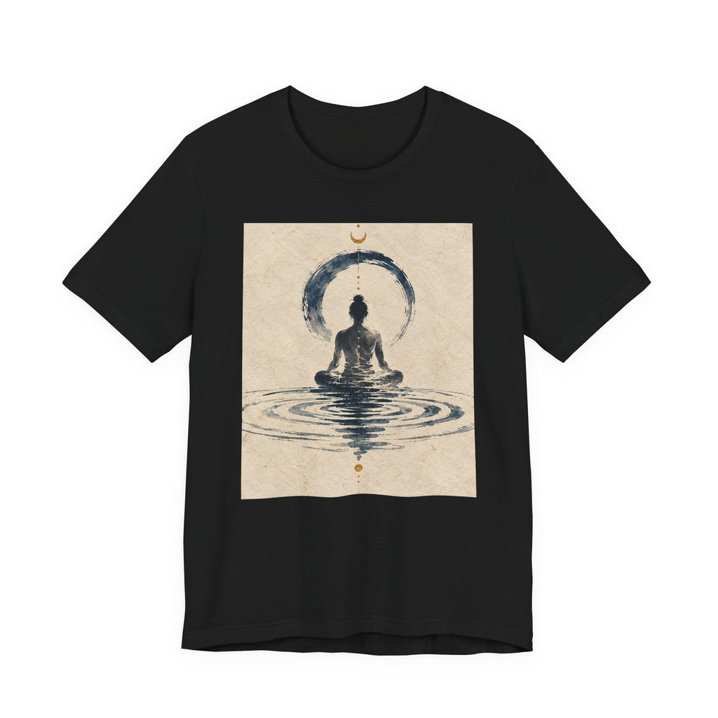 Still Water Tee — Minimalist Meditation Ripple Unisex Shirt