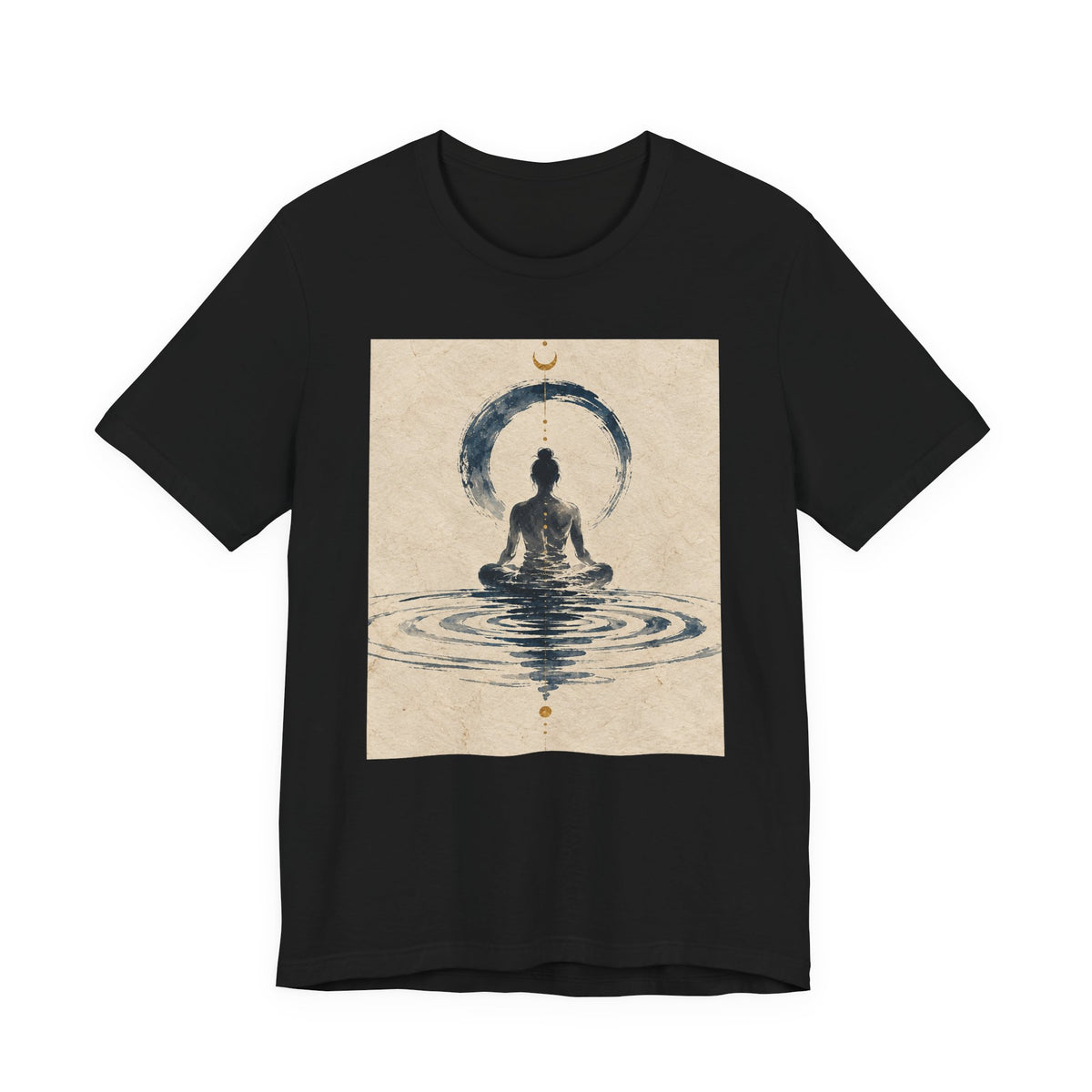 Still Water Tee — Minimalist Meditation Ripple Unisex Shirt