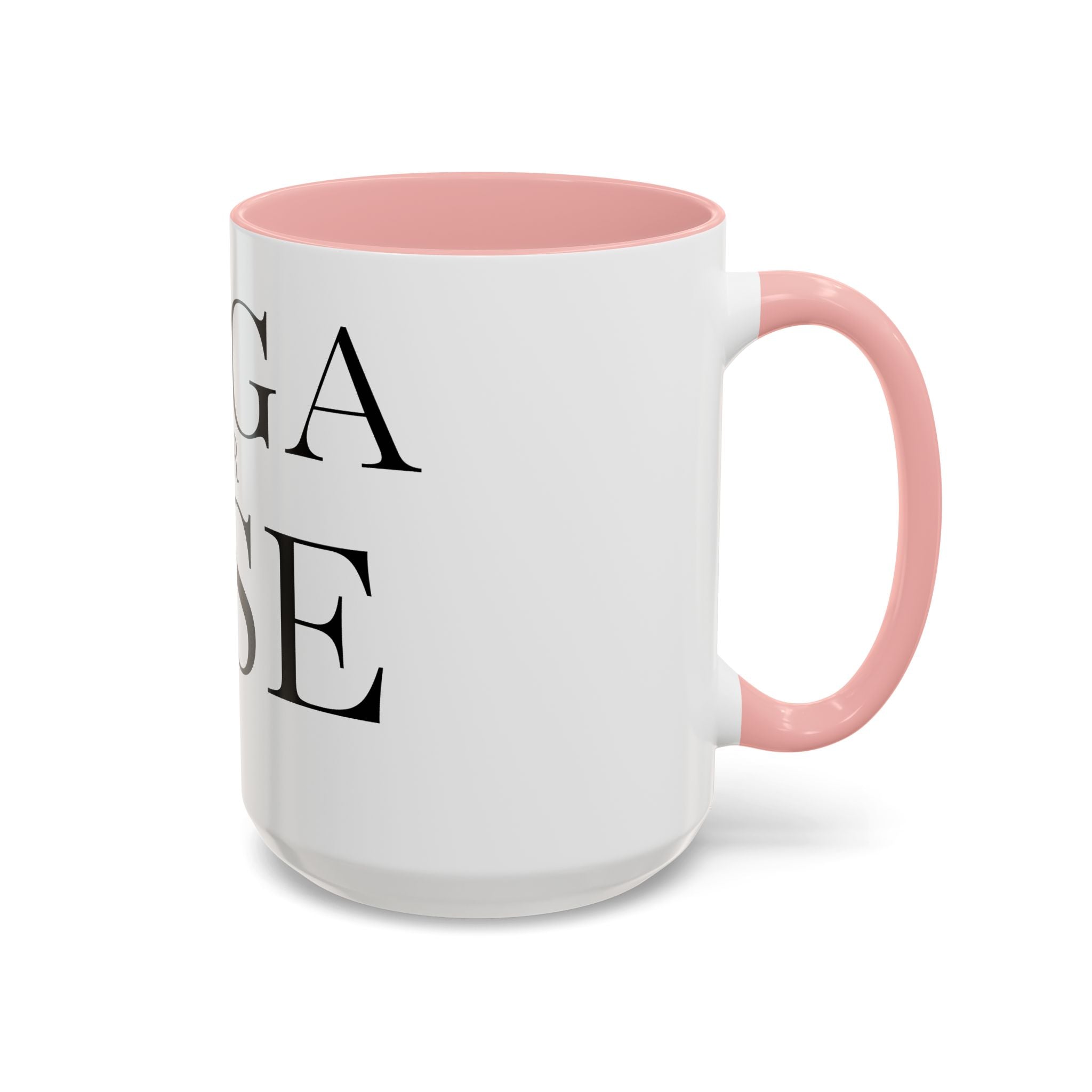 Yoga or Else Accent Coffee Mug - Motivational 11oz & 15oz Cups for Yoga Enthusiasts