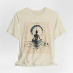 Still Water Tee — Minimalist Meditation Ripple Unisex Shirt
