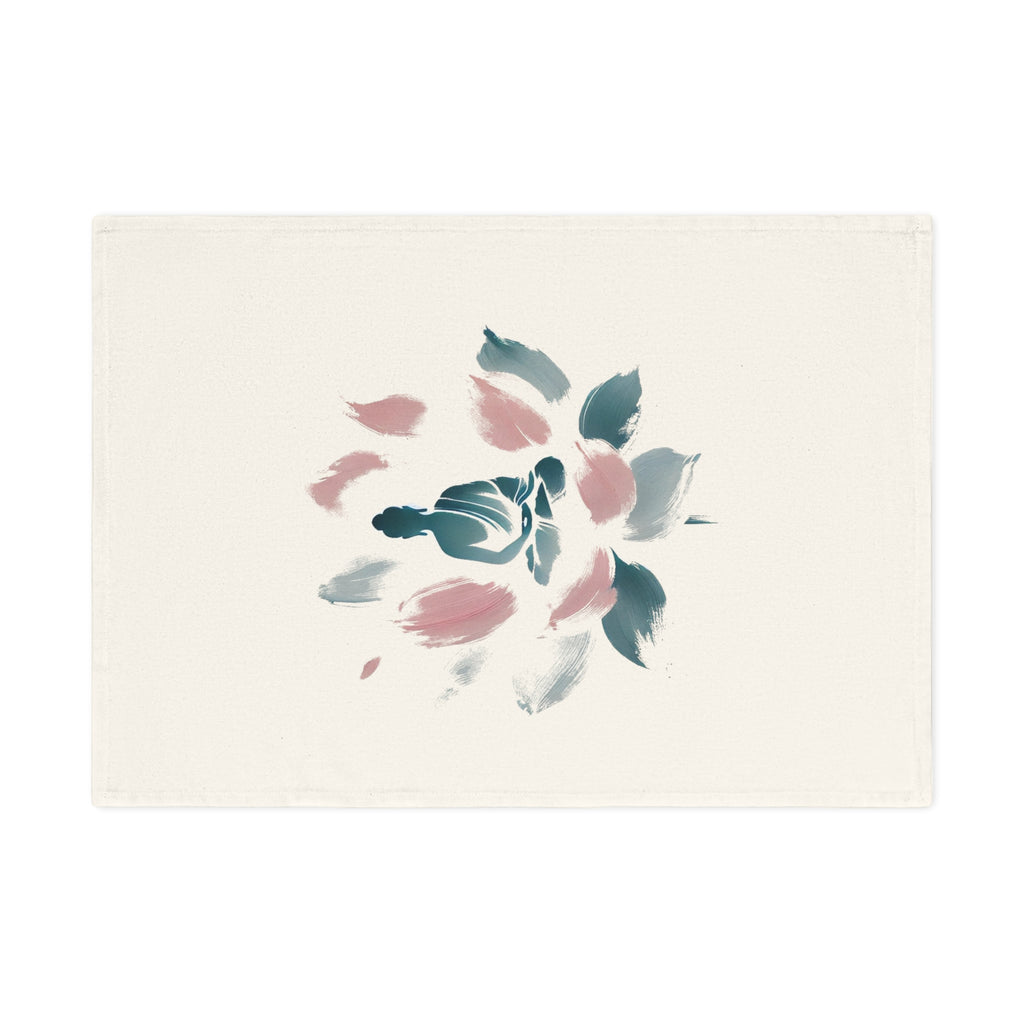 Meditating Figure Cotton Tea Towel