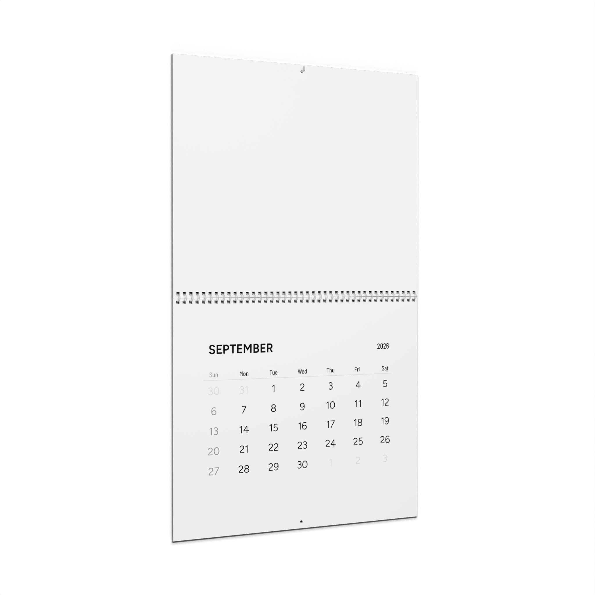 Minimalist 2026 Wall Calendar - Modern Design for Organized Living