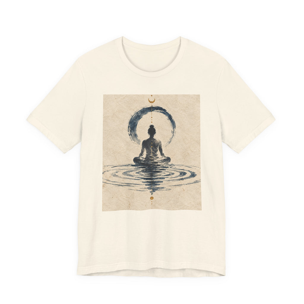 Still Water Tee — Minimalist Meditation Ripple Unisex Shirt