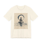 Still Water Tee — Minimalist Meditation Ripple Unisex Shirt