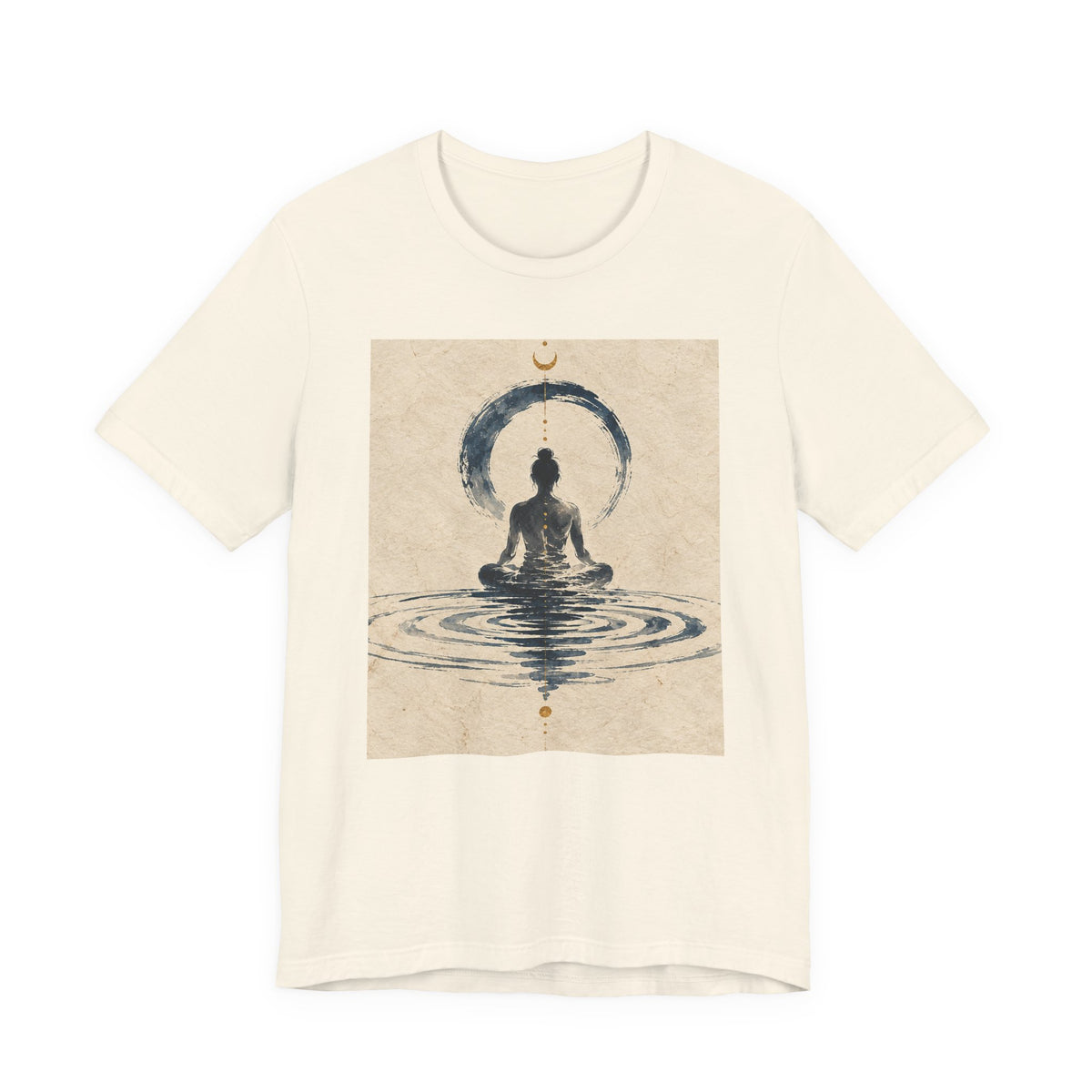 Still Water Tee — Minimalist Meditation Ripple Unisex Shirt