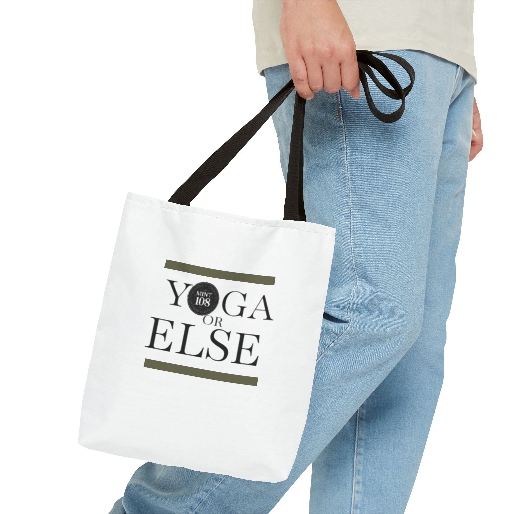 Yoga Tote Bag - "Yoga or Else" Motivational Design