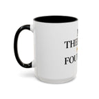My Therapist Has Four Paws Accent Mug