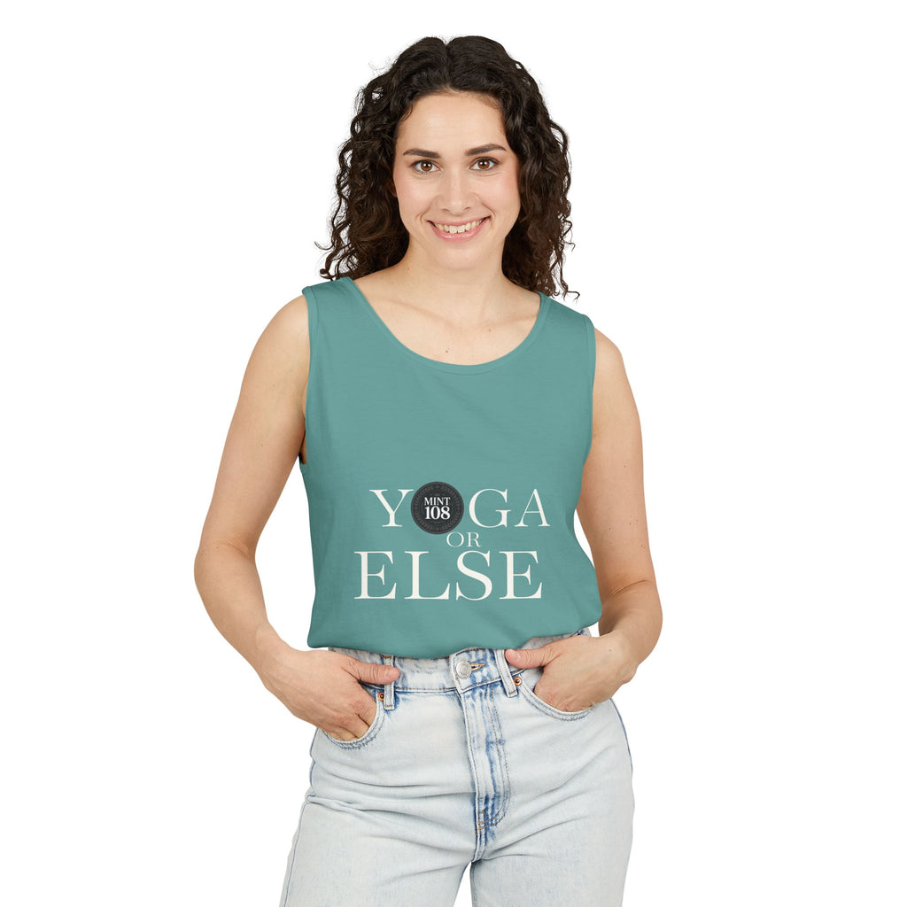 Yoga Motivation Tank Top - Unisex Garment-Dyed Style