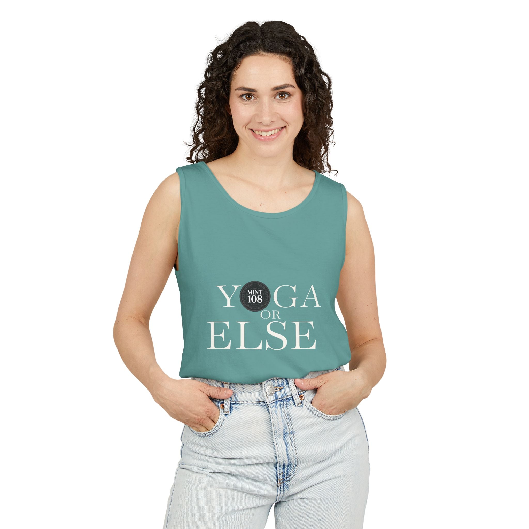 Yoga Motivation Tank Top - Unisex Garment-Dyed Style