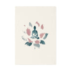 Meditating Figure Cotton Tea Towel