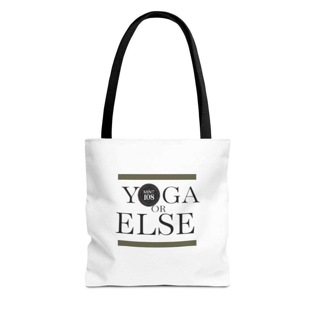 Yoga Tote Bag - "Yoga or Else" Motivational Design