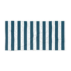 Azure Coastal Beach Towel – Coastal Seaside Pattern