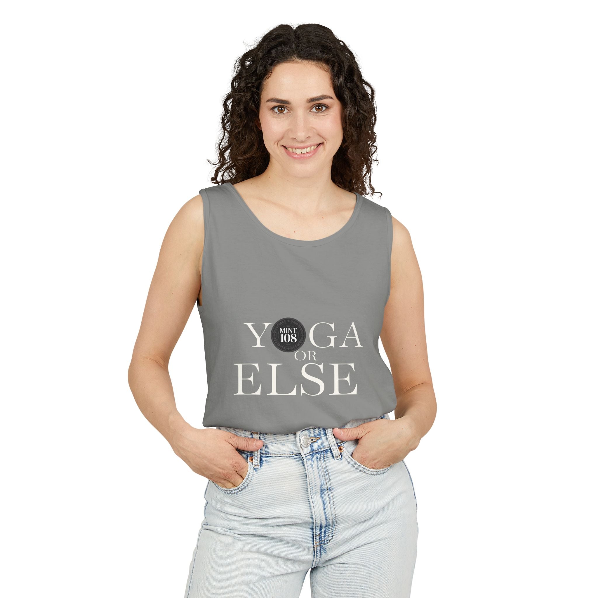 Yoga Motivation Tank Top - Unisex Garment-Dyed Style