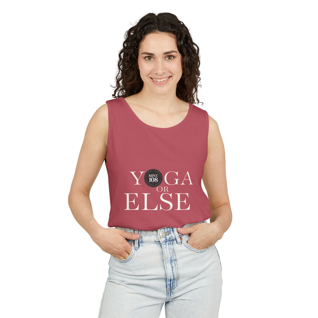 Yoga Motivation Tank Top - Unisex Garment-Dyed Style