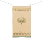 Lotus Spa Hand Towel — Neutral Zen Bathroom Décor