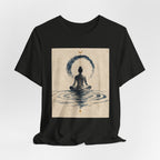 Still Water Tee — Minimalist Meditation Ripple Unisex Shirt