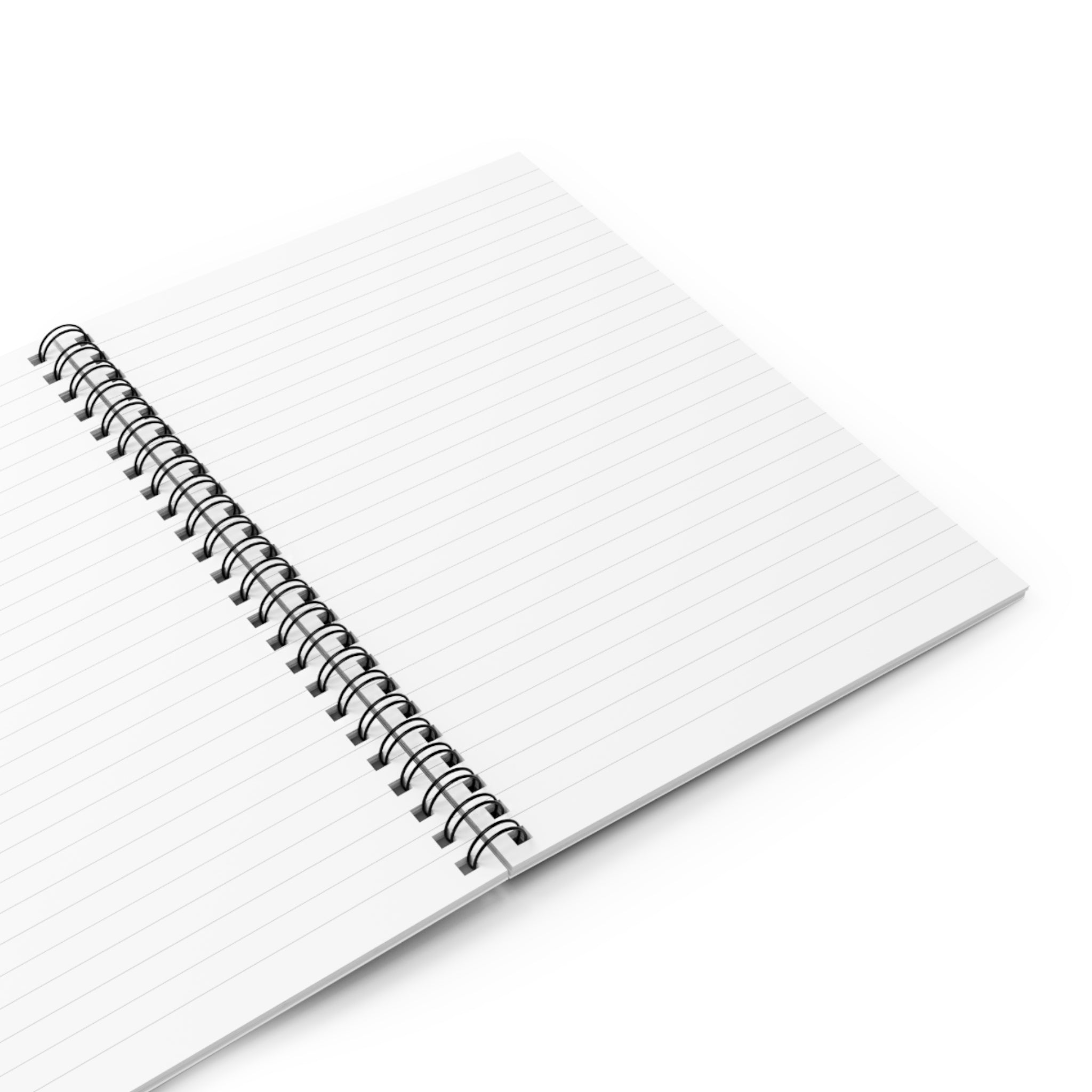 Yoga Inspired Ruled Spiral Notebook