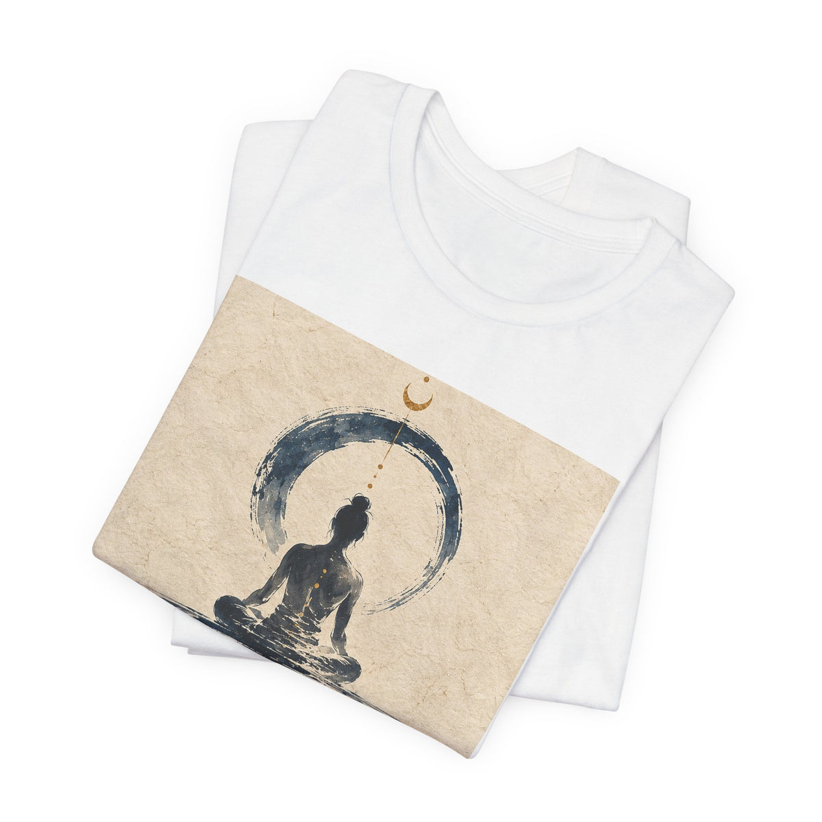Still Water Tee — Minimalist Meditation Ripple Unisex Shirt