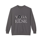 Yoga or Else Unisex Fleece Crewneck Sweatshirt
