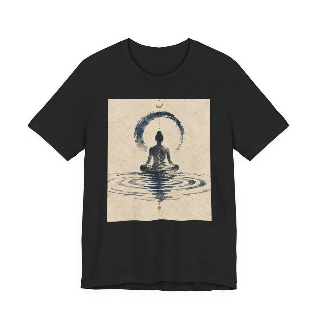 Still Water Tee — Minimalist Meditation Ripple Unisex Shirt
