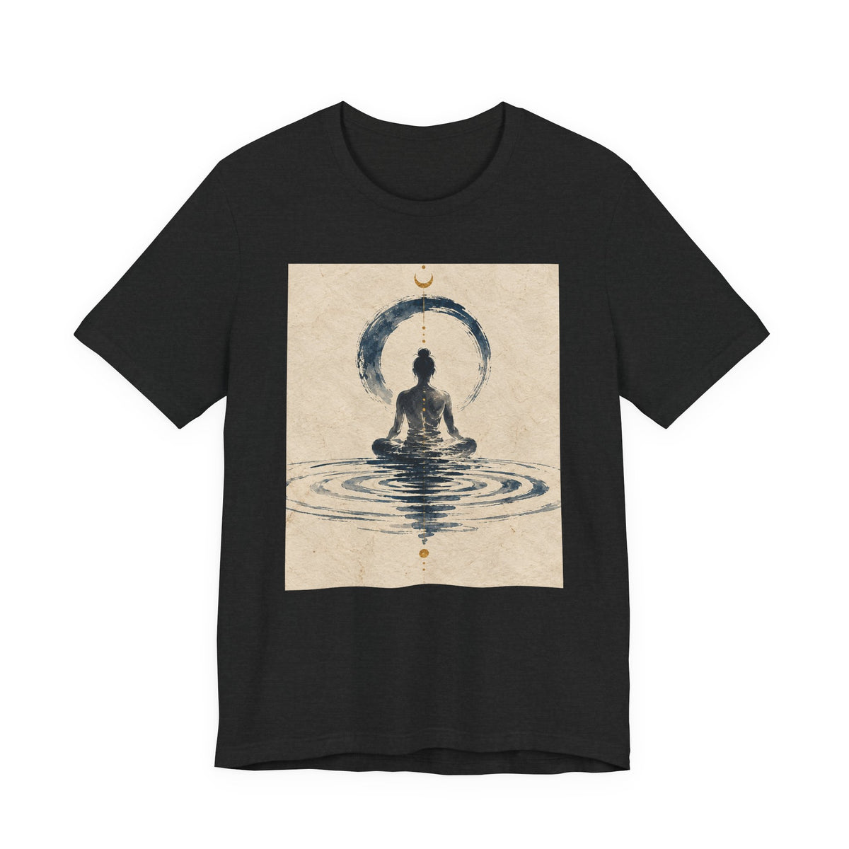 Still Water Tee — Minimalist Meditation Ripple Unisex Shirt